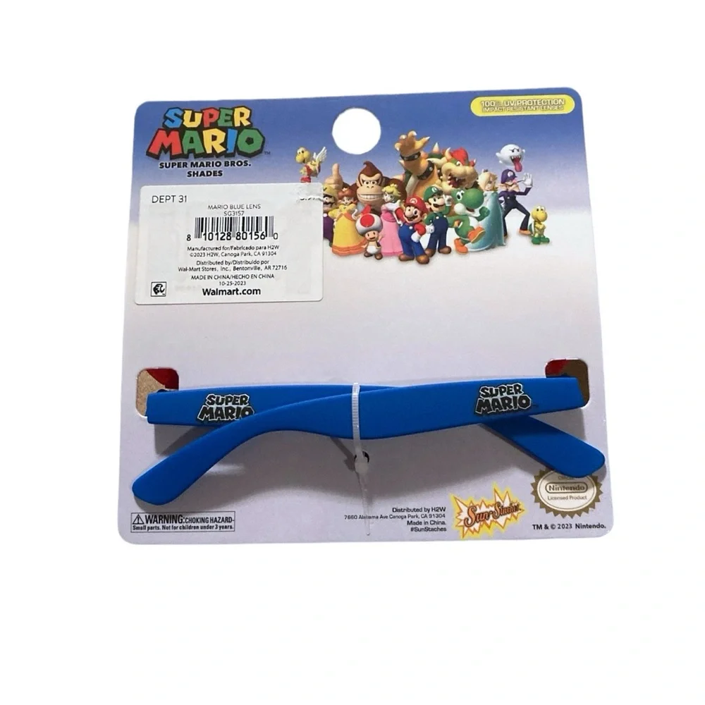Super Mario Blue Lens Licensed Sunglasses